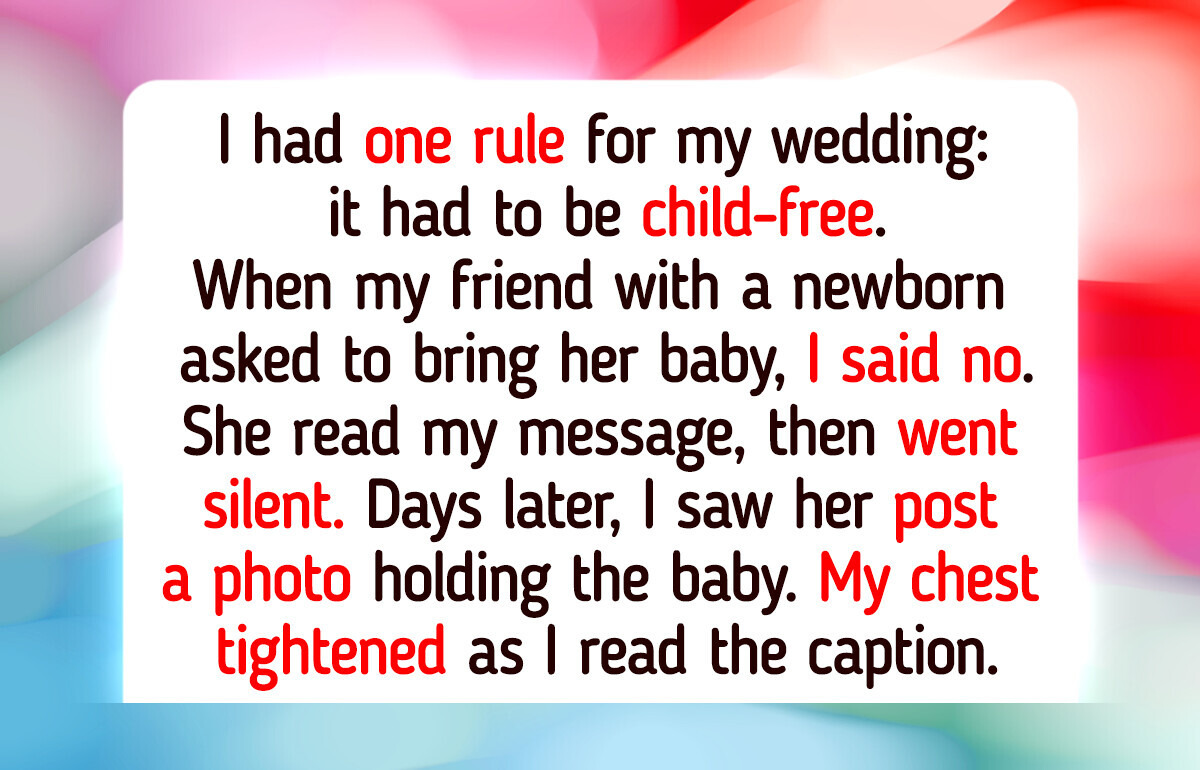 Standing Firm: A Bride s Journey with a Child-Free Wedding Policy