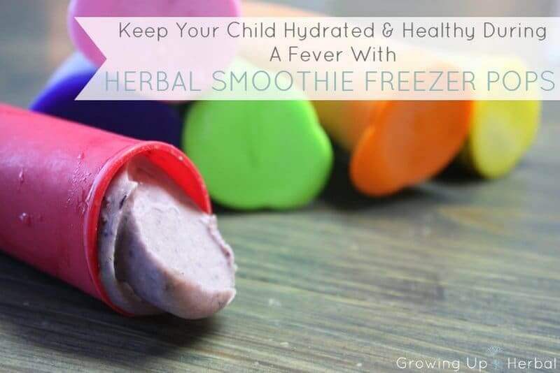 Natural Fever Relief: Herbal Smoothie Freezer Pops for Kids