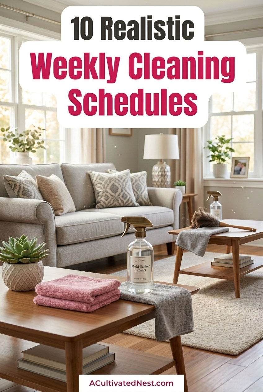 10 Realistic Weekly Cleaning Schedules for a Busy Summer