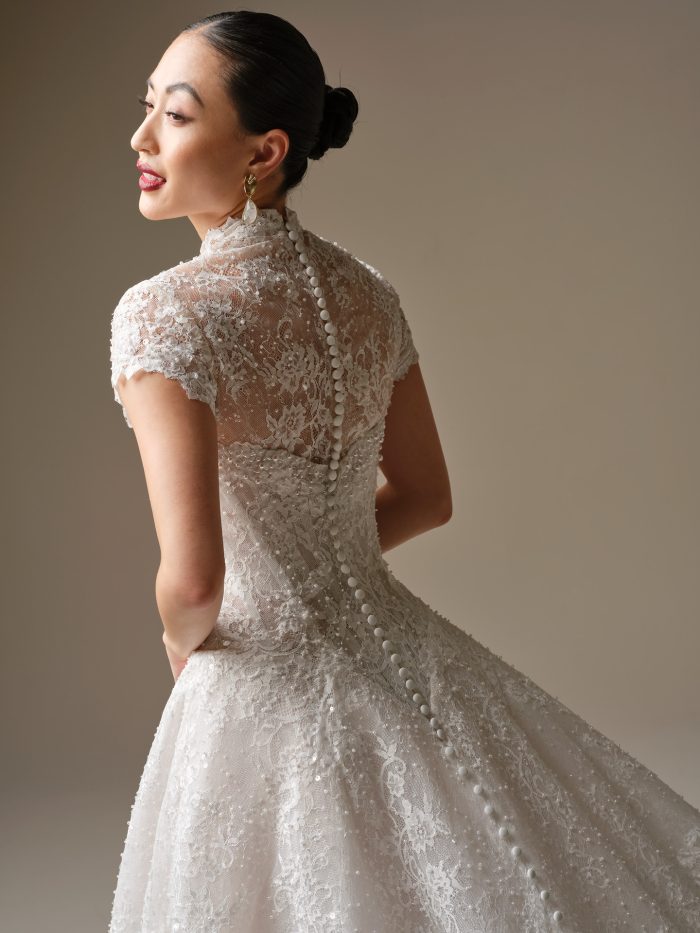 Vestidos de noiva de luxo:estilos elegantes e designs de alta costura 