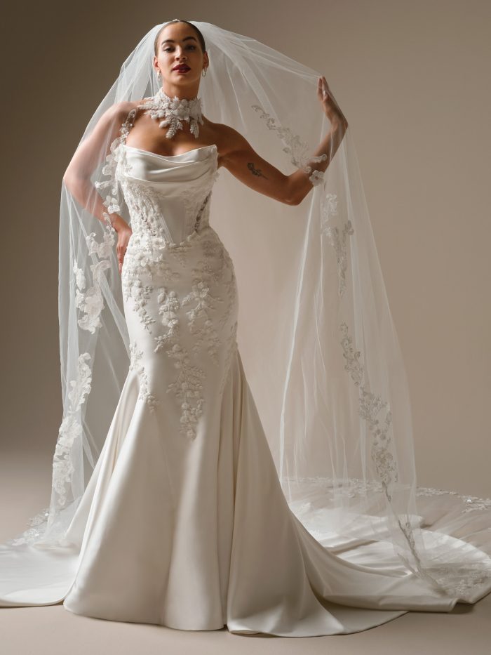 Vestidos de noiva de luxo:estilos elegantes e designs de alta costura 