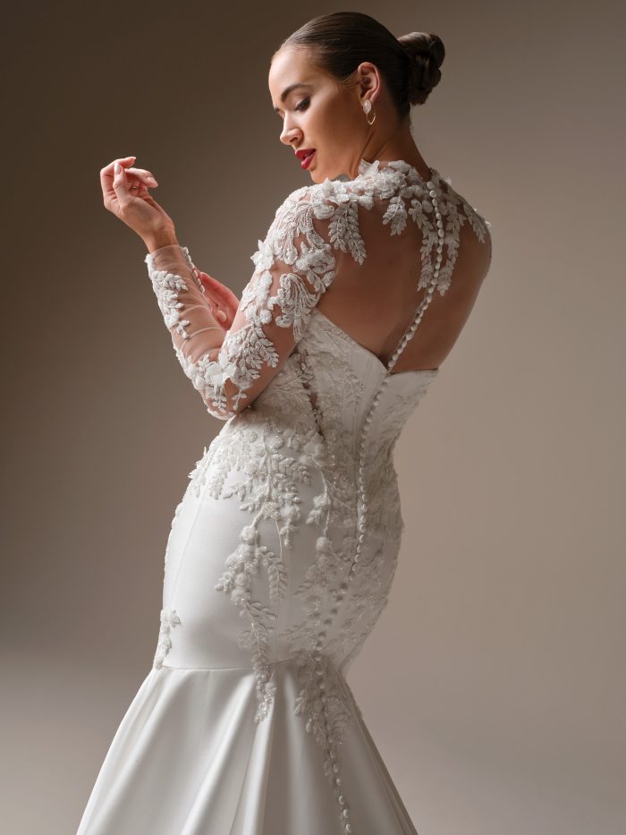 Vestidos de noiva de luxo:estilos elegantes e designs de alta costura 