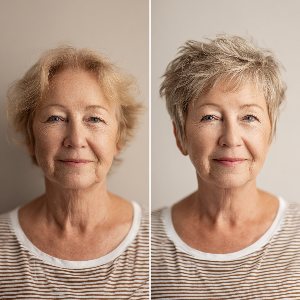 Meilleures coupes courtes de lutin pour les femmes de plus de 70 ans :style et conseils 