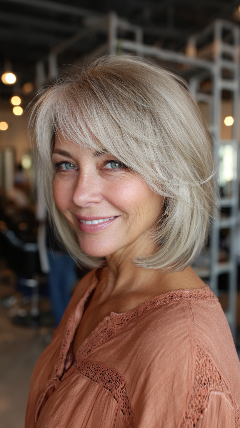 Bedste korte frisurer til fint, tyndt hår hos seniorer - volumen og stil