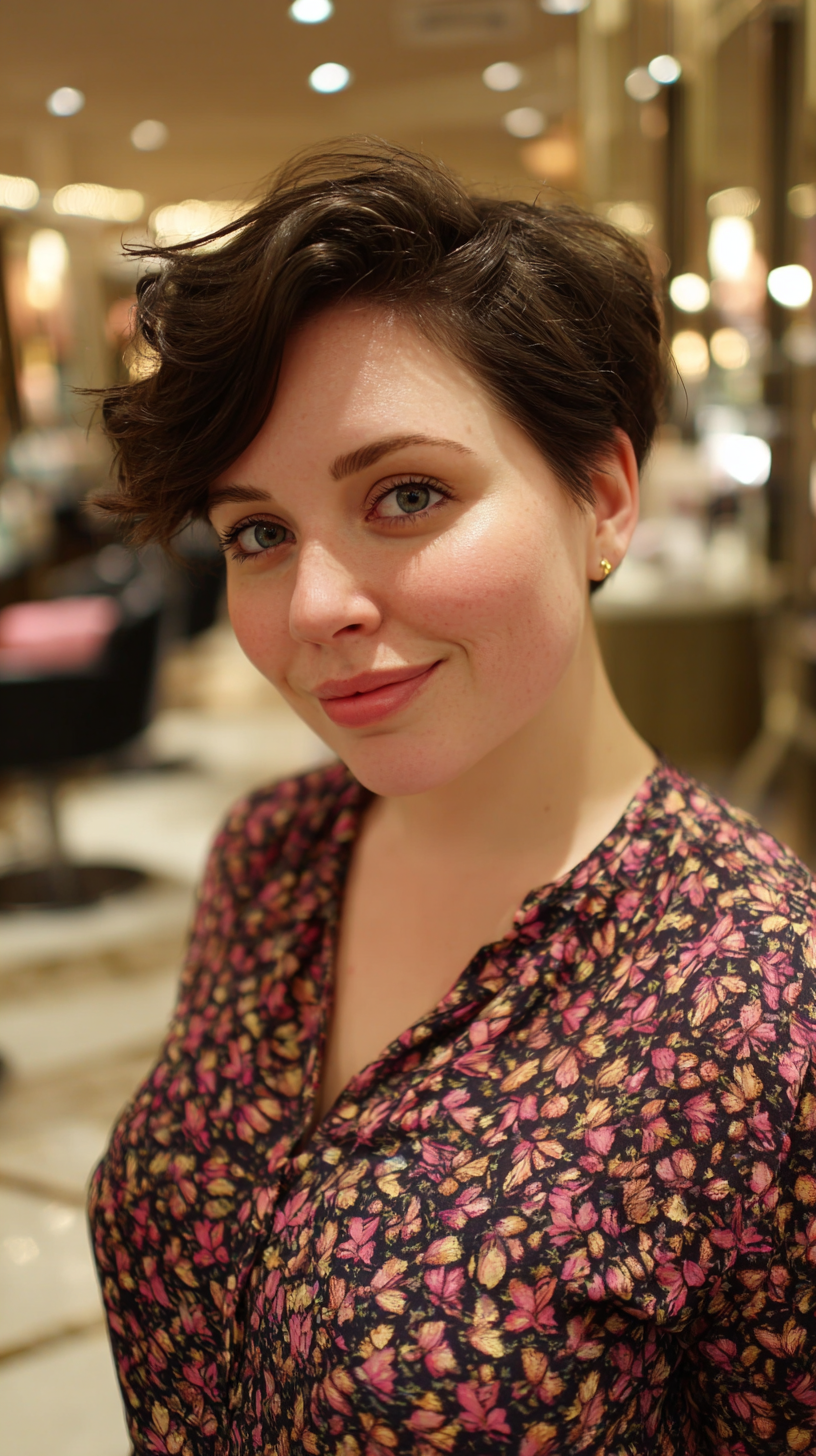Meilleures coupes de lutin pour les visages ronds en 2026 :conseils de style d experts
