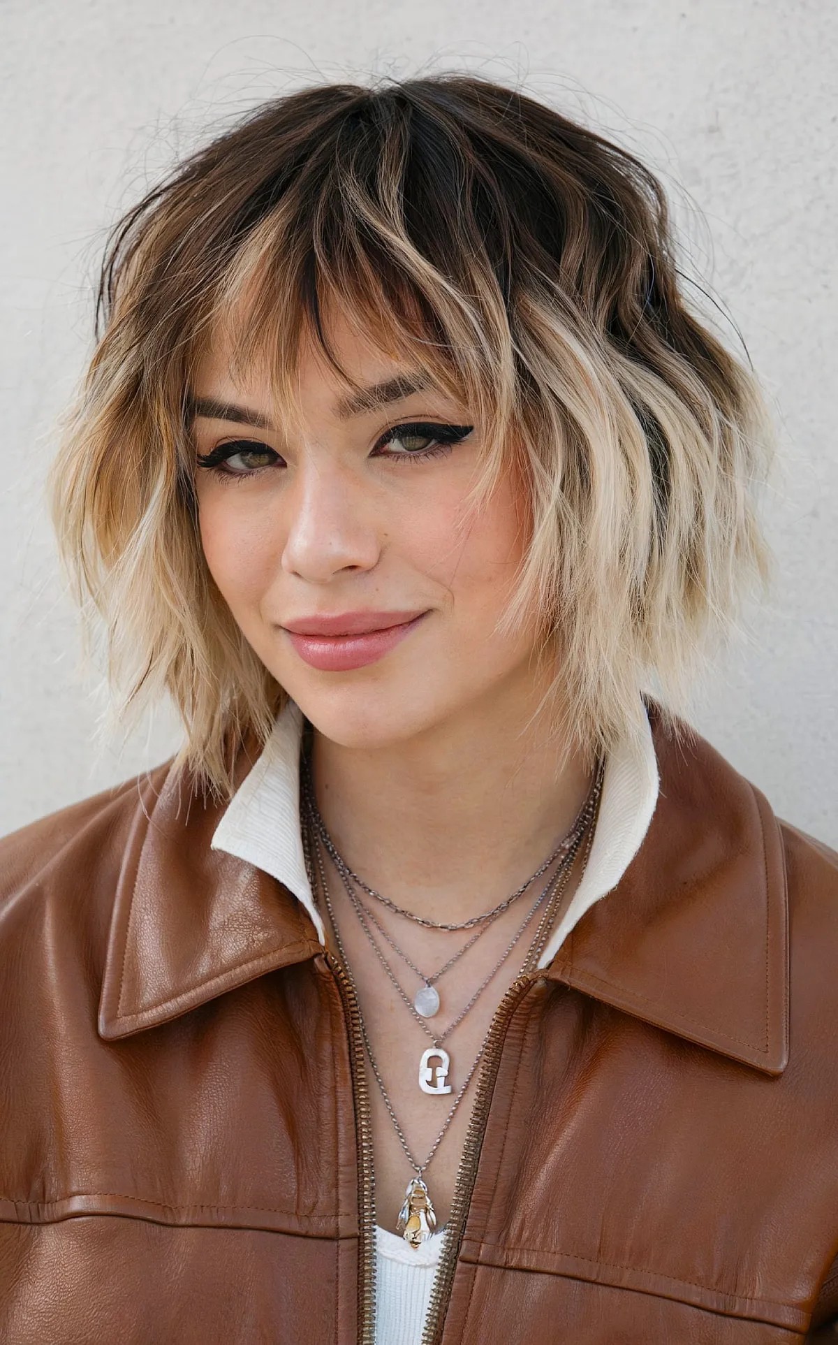 23 cortes de cabelo ondulados na altura do queixo:estilos e dicas para textura praiana 