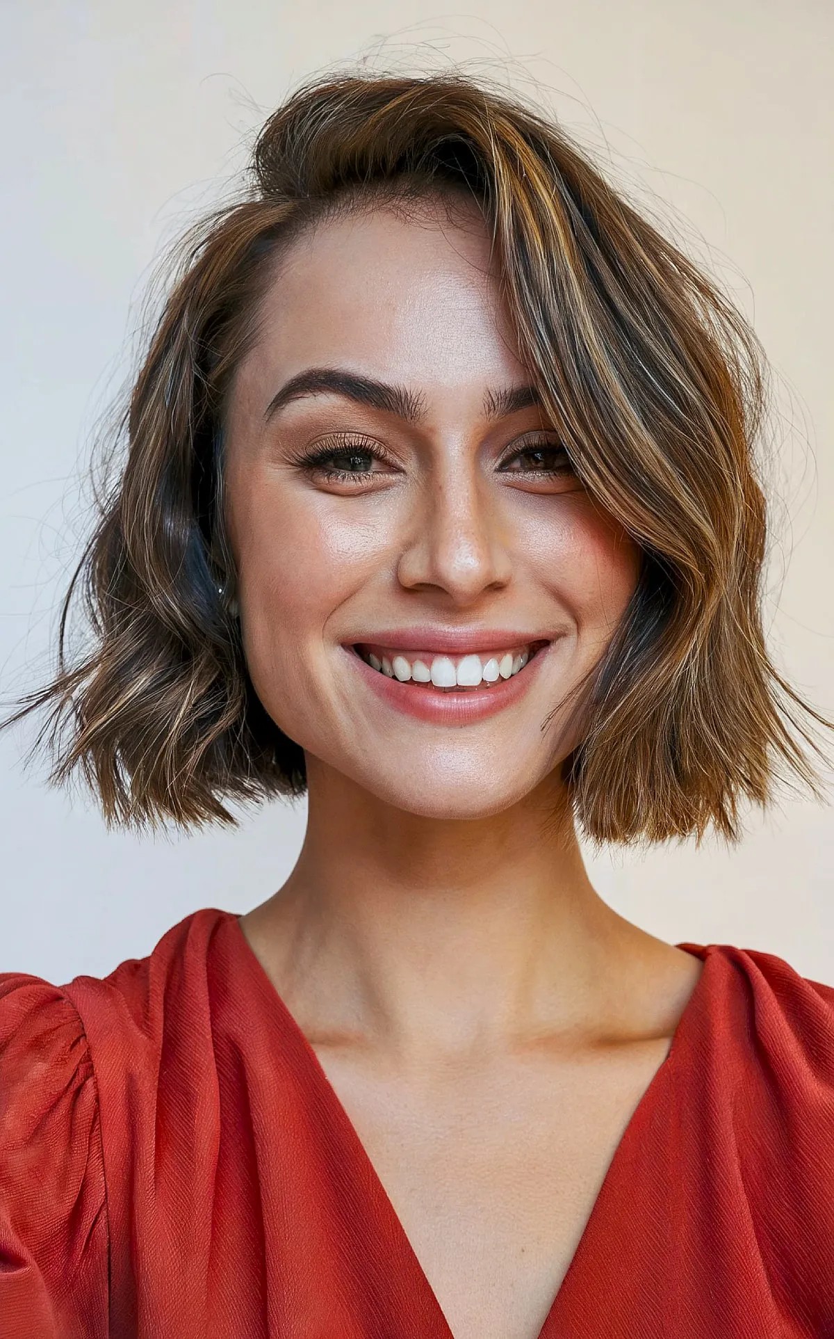 23 cortes de cabelo ondulados na altura do queixo:estilos e dicas para textura praiana 
