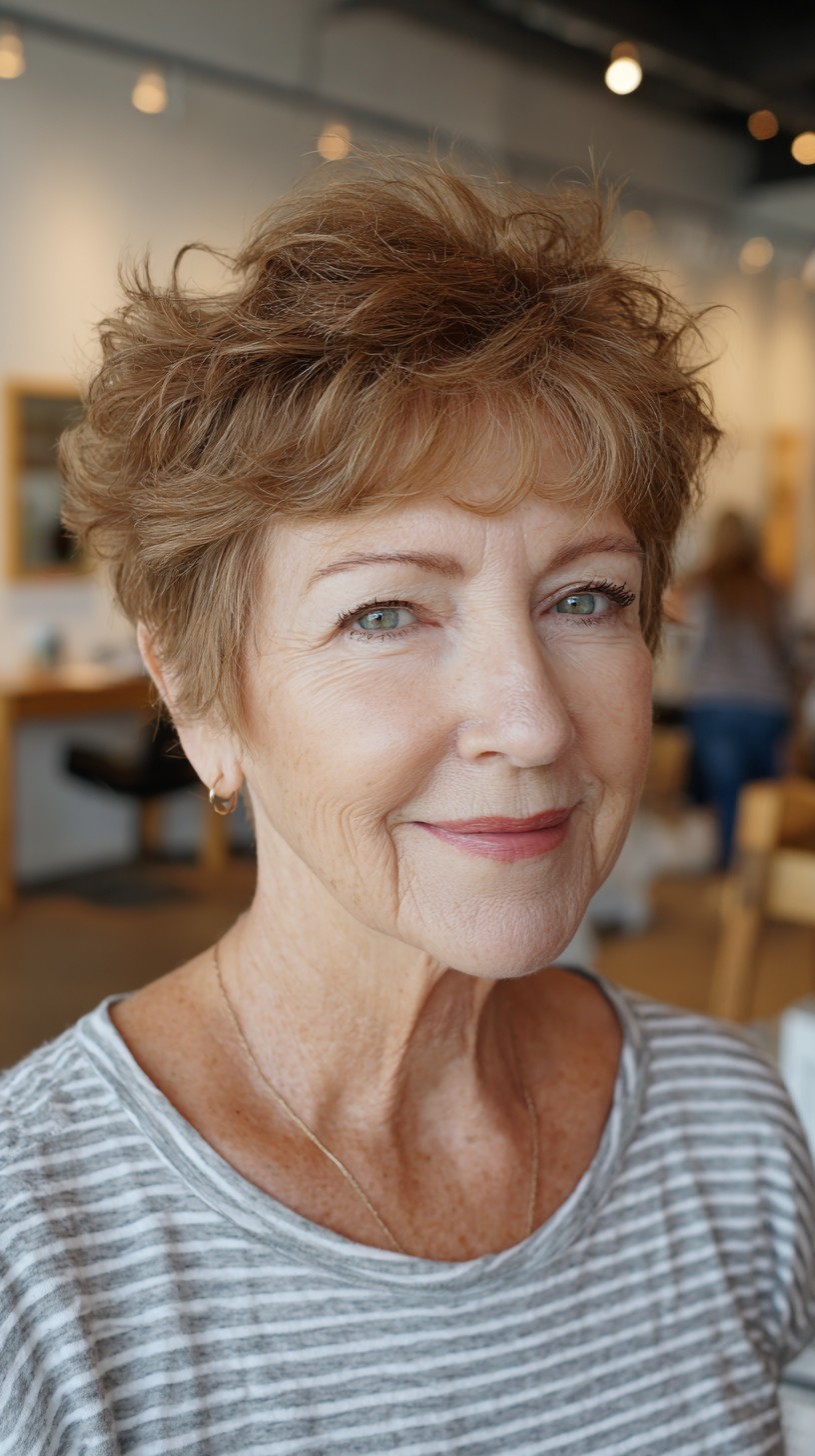 Coupes Pixie élégantes pour les femmes de 70 ans et plus | Styles modernes et anti-âge