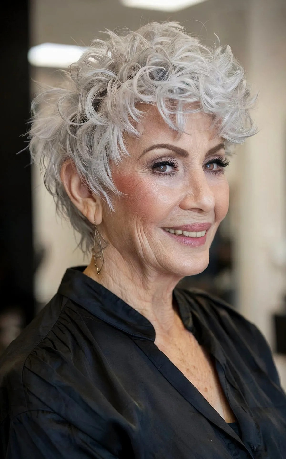 Meilleures coiffures Pixie Shag pour les femmes de plus de 70 :50 looks flatteurs