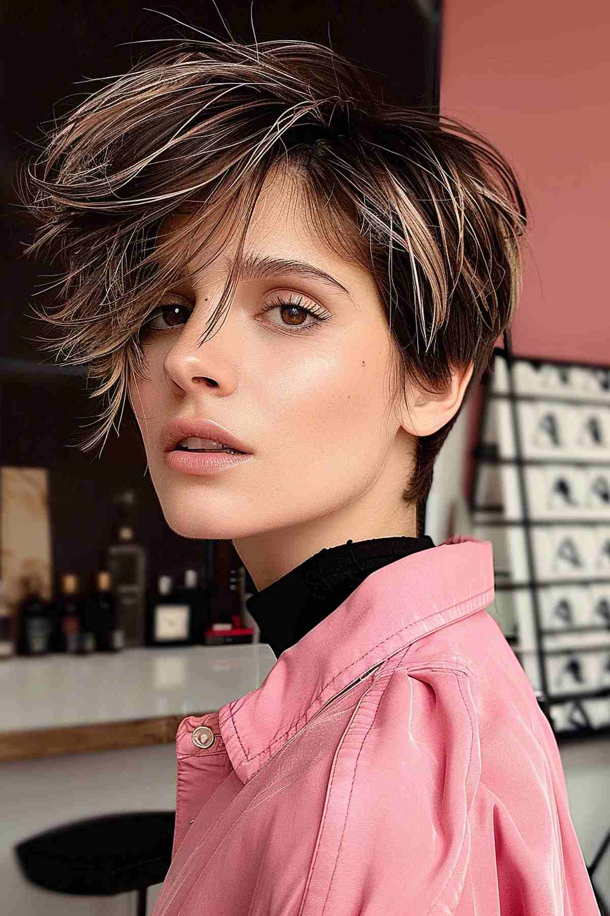 Pixie Bob com franja:31 cortes de cabelo estilosos para 2026 