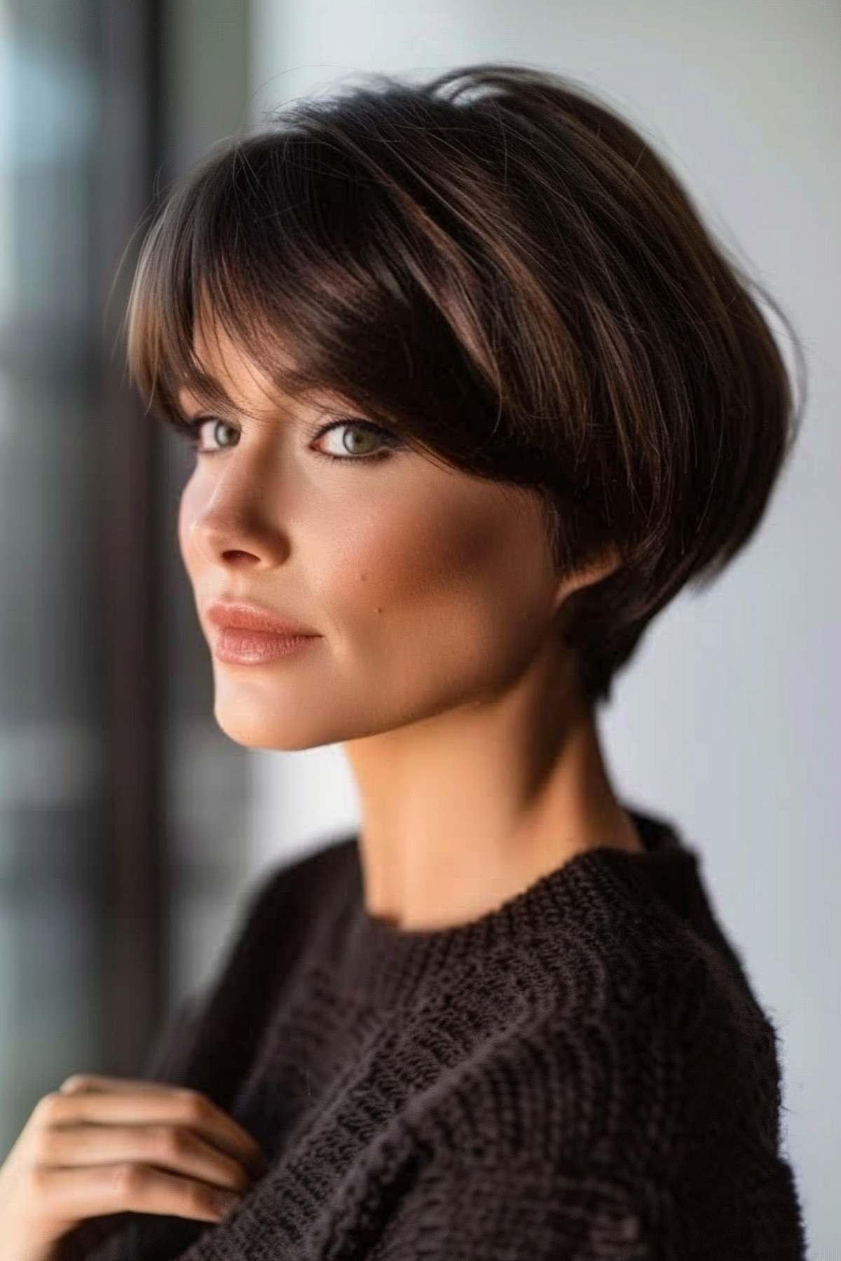Pixie Bob com franja:31 cortes de cabelo estilosos para 2026 
