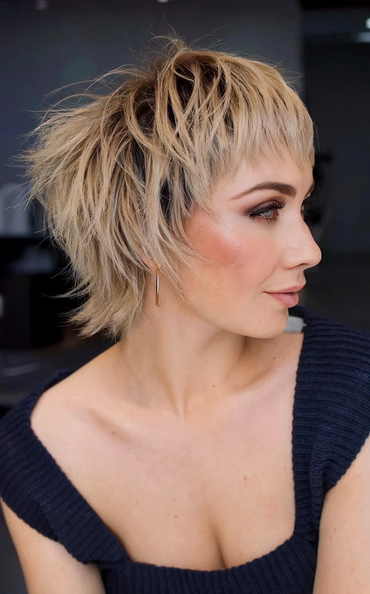 Shaggy Pixie Mullet :51 exemples inspirants et conseils de style