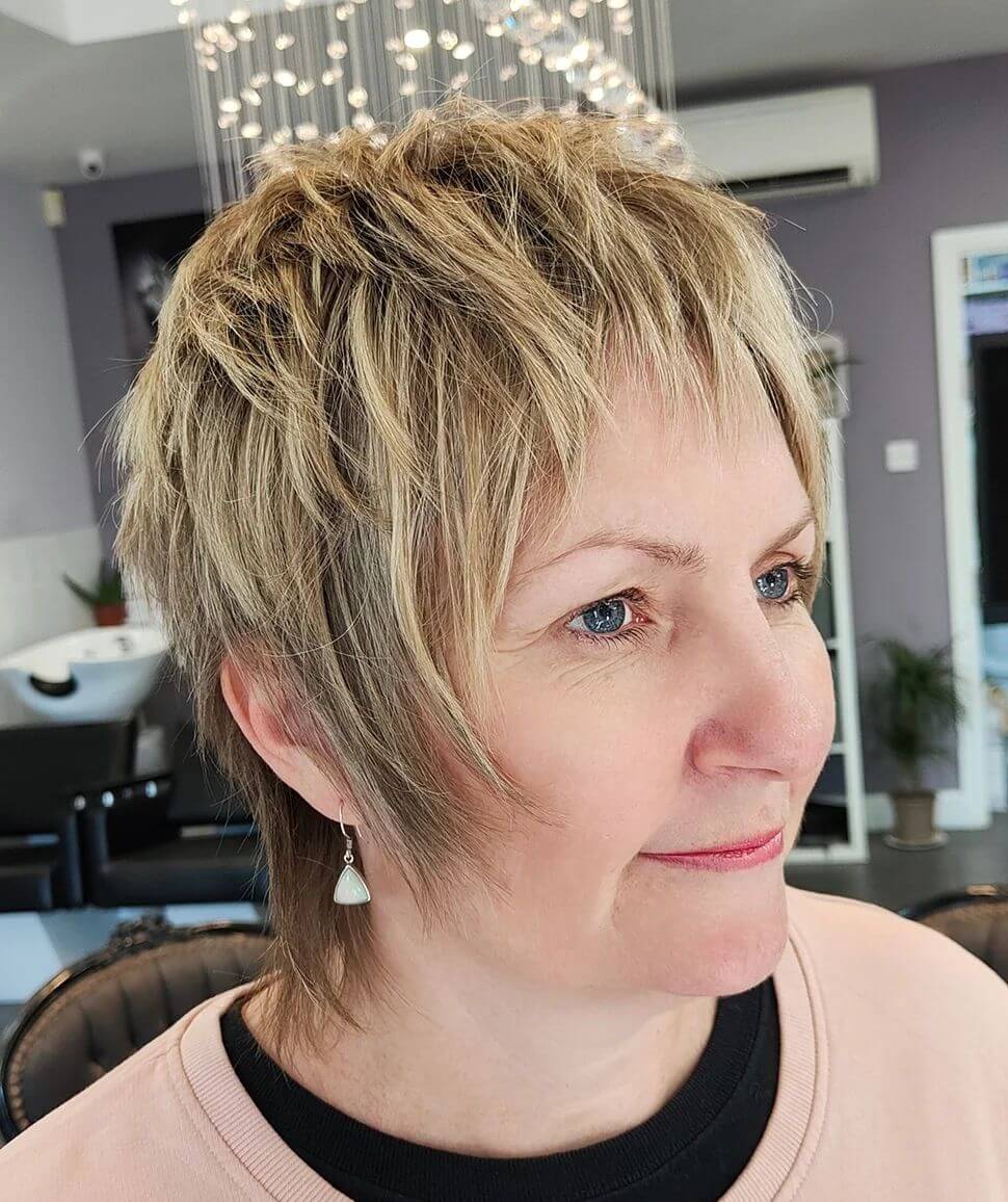 Shaggy Pixie Mullet :51 exemples inspirants et conseils de style