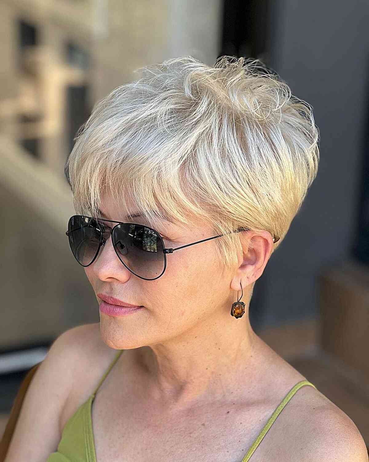 Cortes longos e modernos de Pixie para mulheres com mais de 50 anos:29 ideias elegantes 