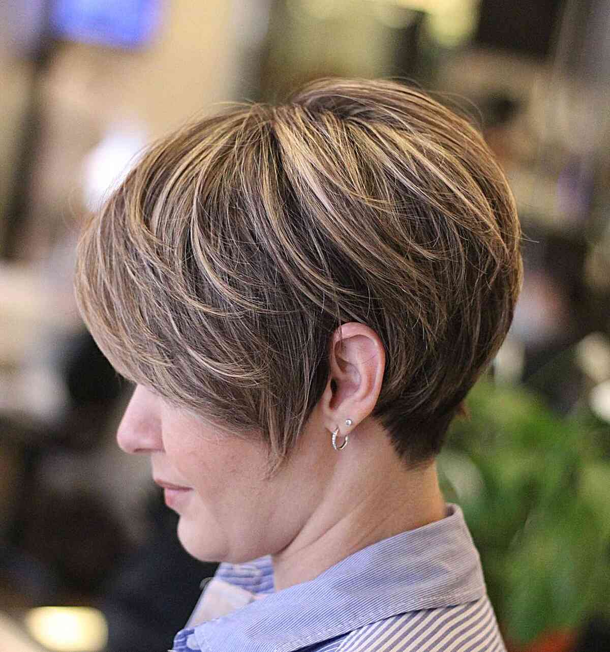Cortes longos e modernos de Pixie para mulheres com mais de 50 anos:29 ideias elegantes 