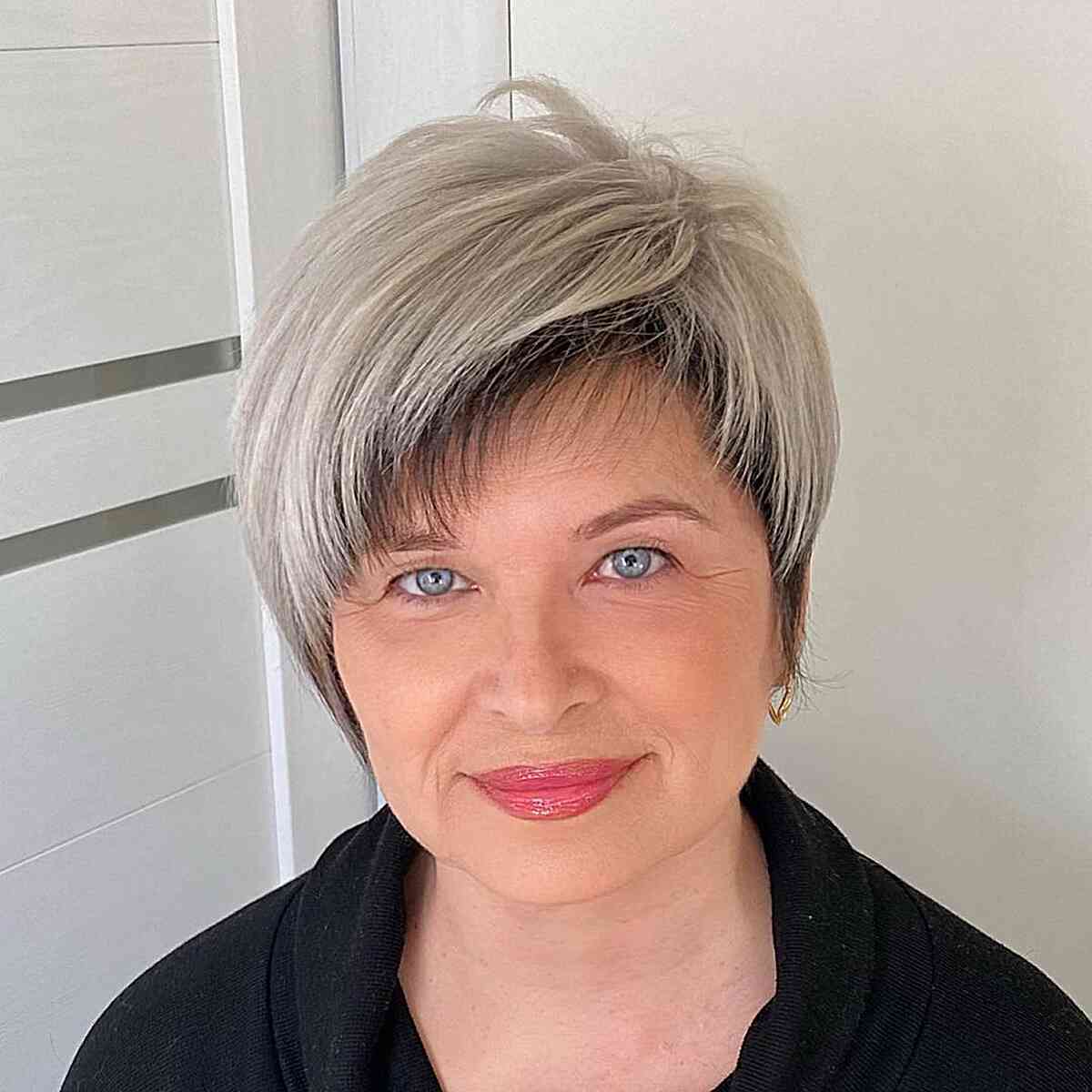 Cortes longos e modernos de Pixie para mulheres com mais de 50 anos:29 ideias elegantes 