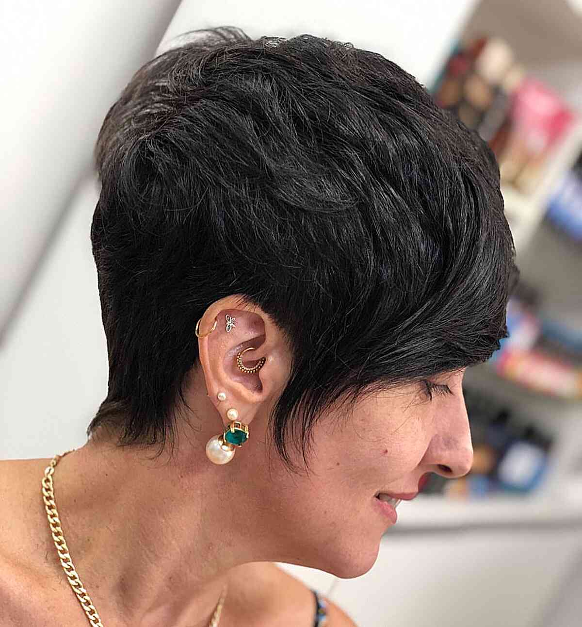 Cortes longos e modernos de Pixie para mulheres com mais de 50 anos:29 ideias elegantes 