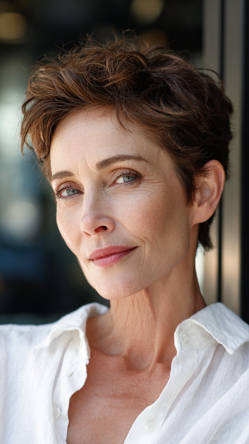 Top 50 des coupes Pixie agitées pour les femmes de 60 ans et plus – Coiffures élégantes et nécessitant peu d’entretien 