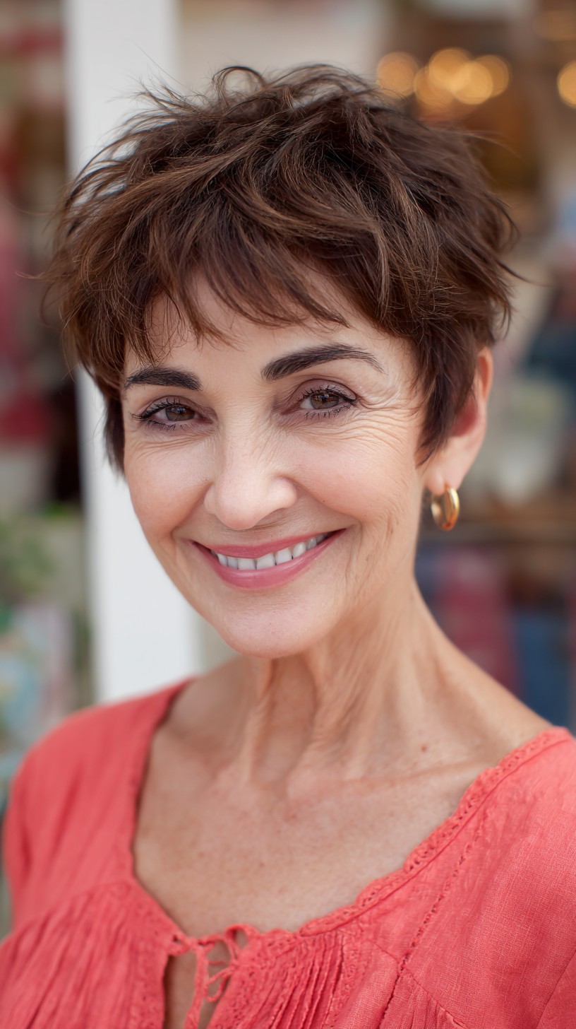 Top 50 des coupes Pixie agitées pour les femmes de 60 ans et plus – Coiffures élégantes et nécessitant peu d’entretien 