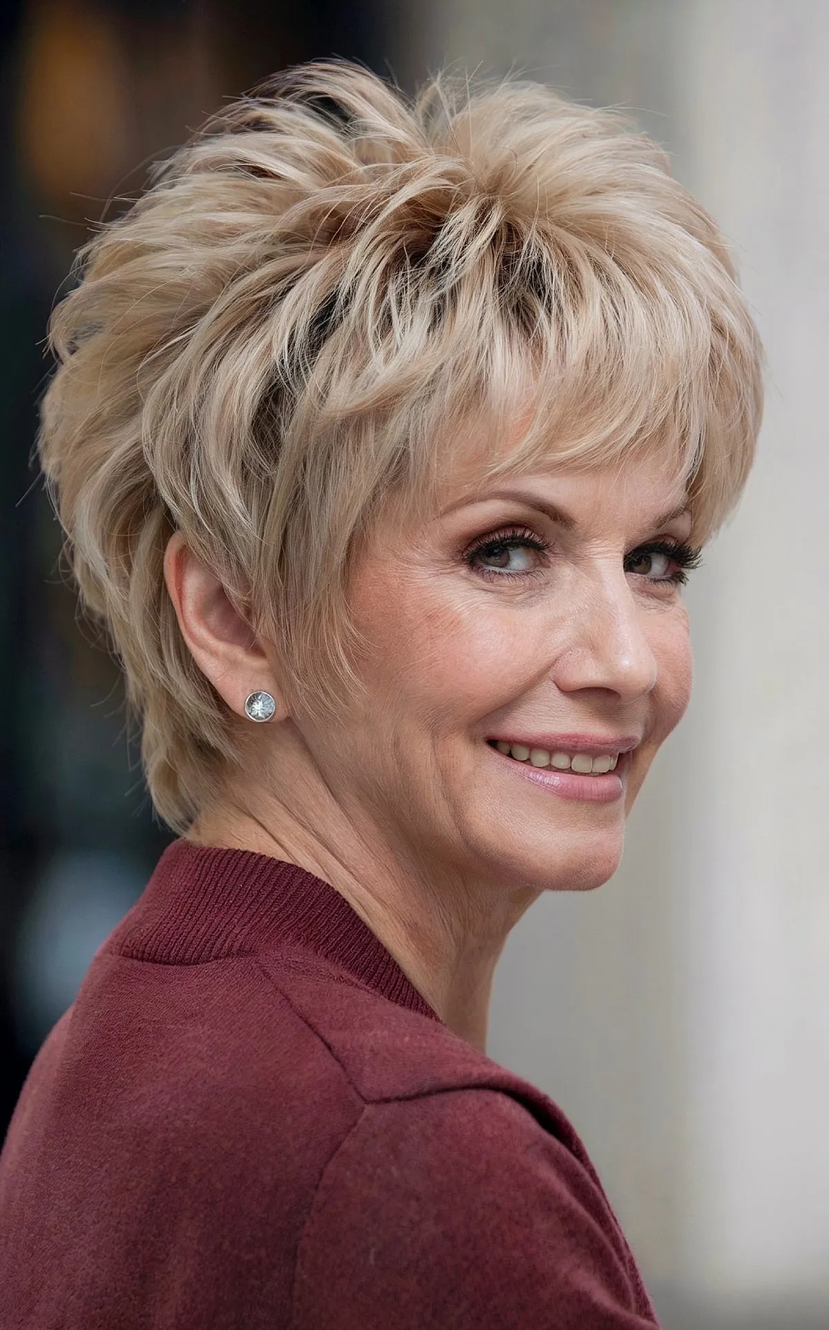 Coupes de cheveux courtes élégantes pour les femmes de plus de 60 ans :51 idées modernes