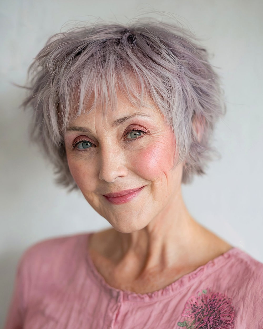 Coupes de cheveux courtes élégantes pour les femmes de plus de 60 ans :51 idées modernes