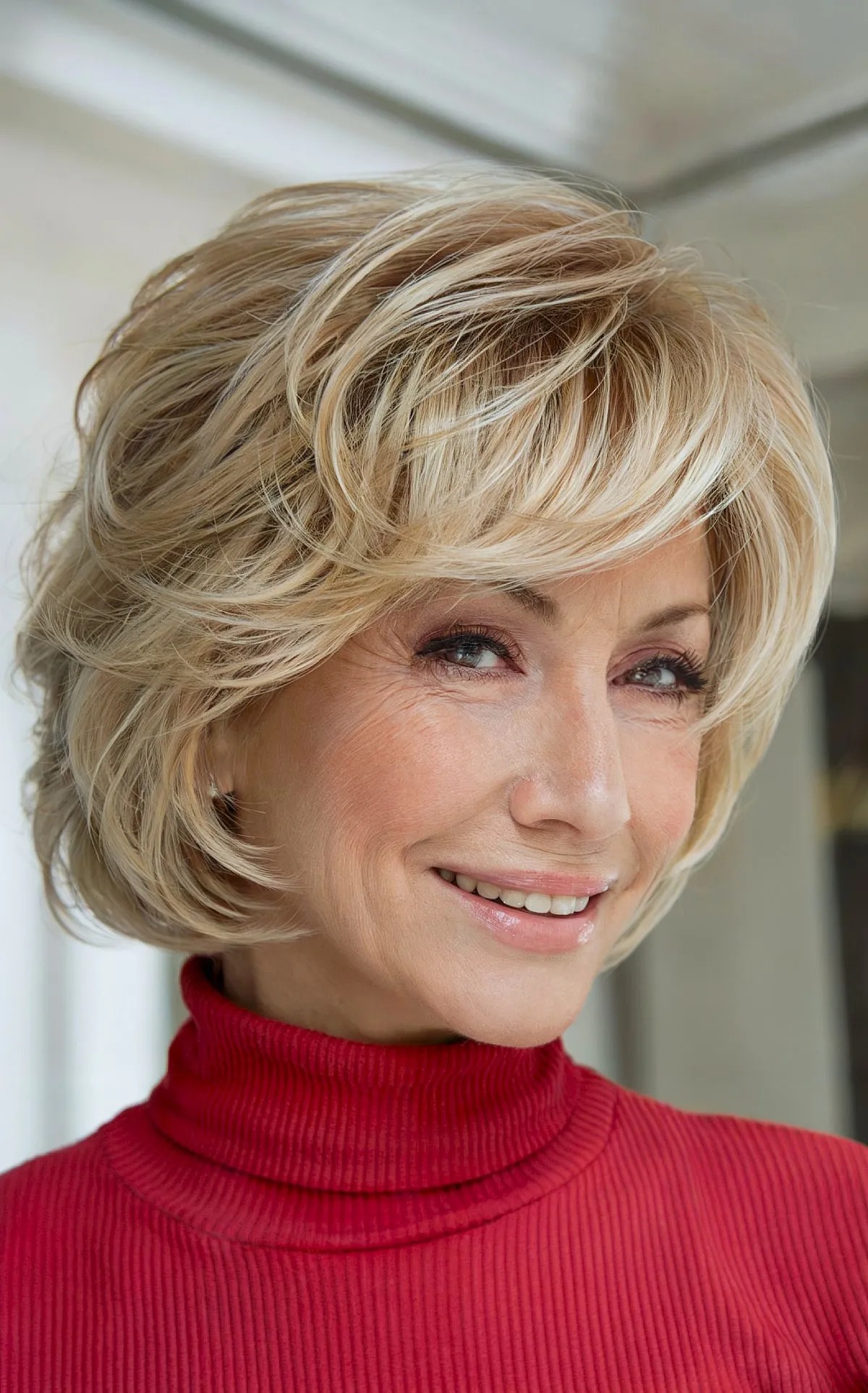 Coupes de cheveux courtes élégantes pour les femmes de plus de 60 ans :51 idées modernes