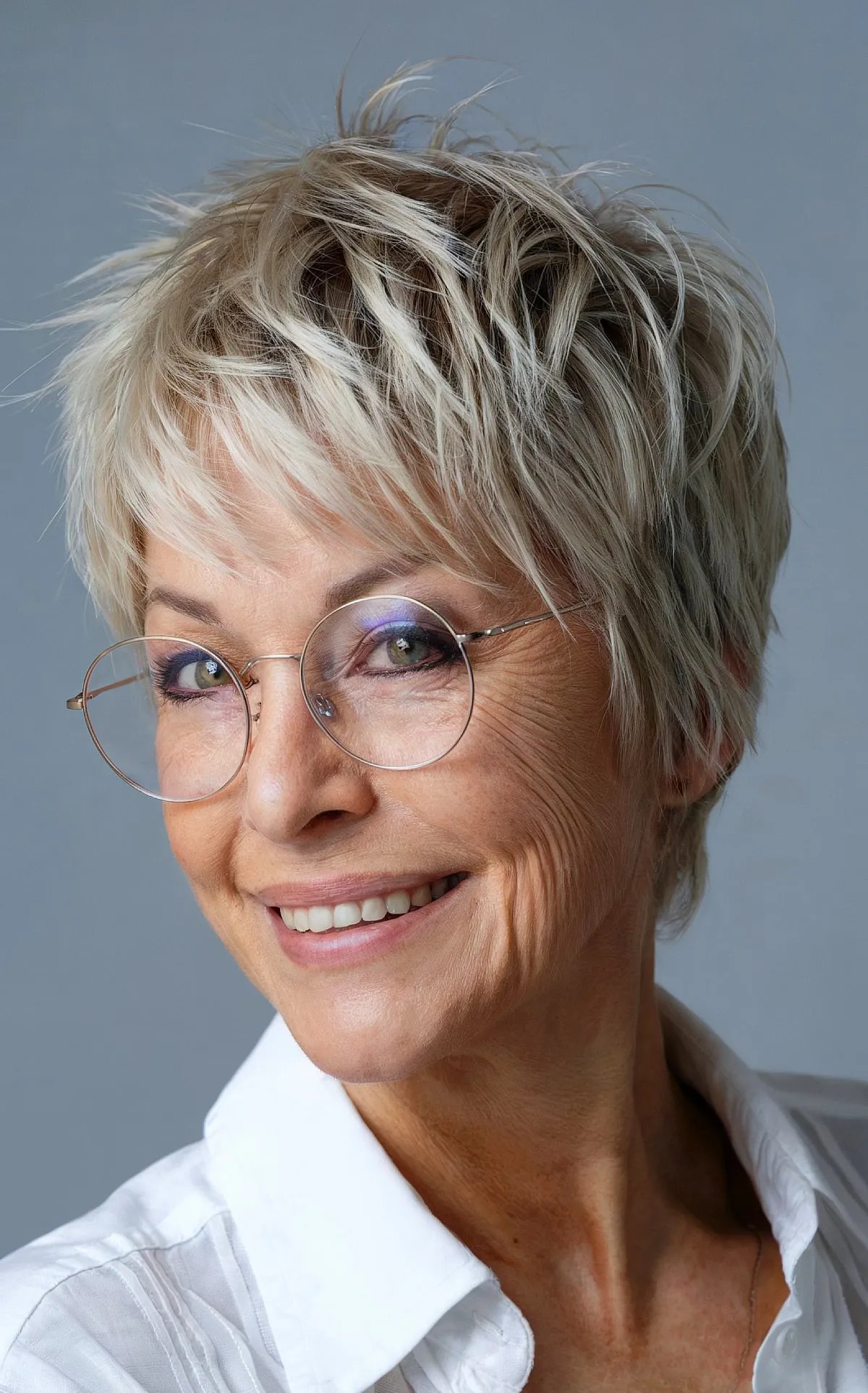 Coupes de cheveux courtes élégantes pour les femmes de plus de 60 ans :51 idées modernes