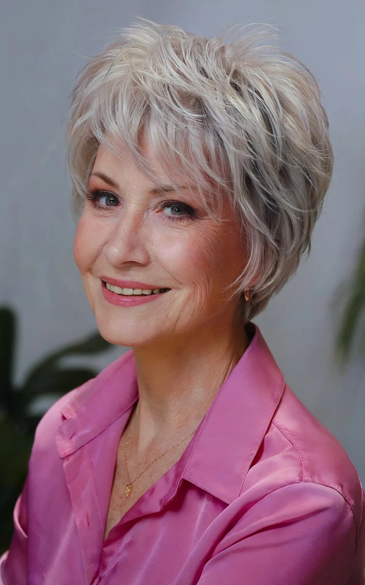 Coupes de cheveux courtes élégantes pour les femmes de plus de 60 ans :51 idées modernes