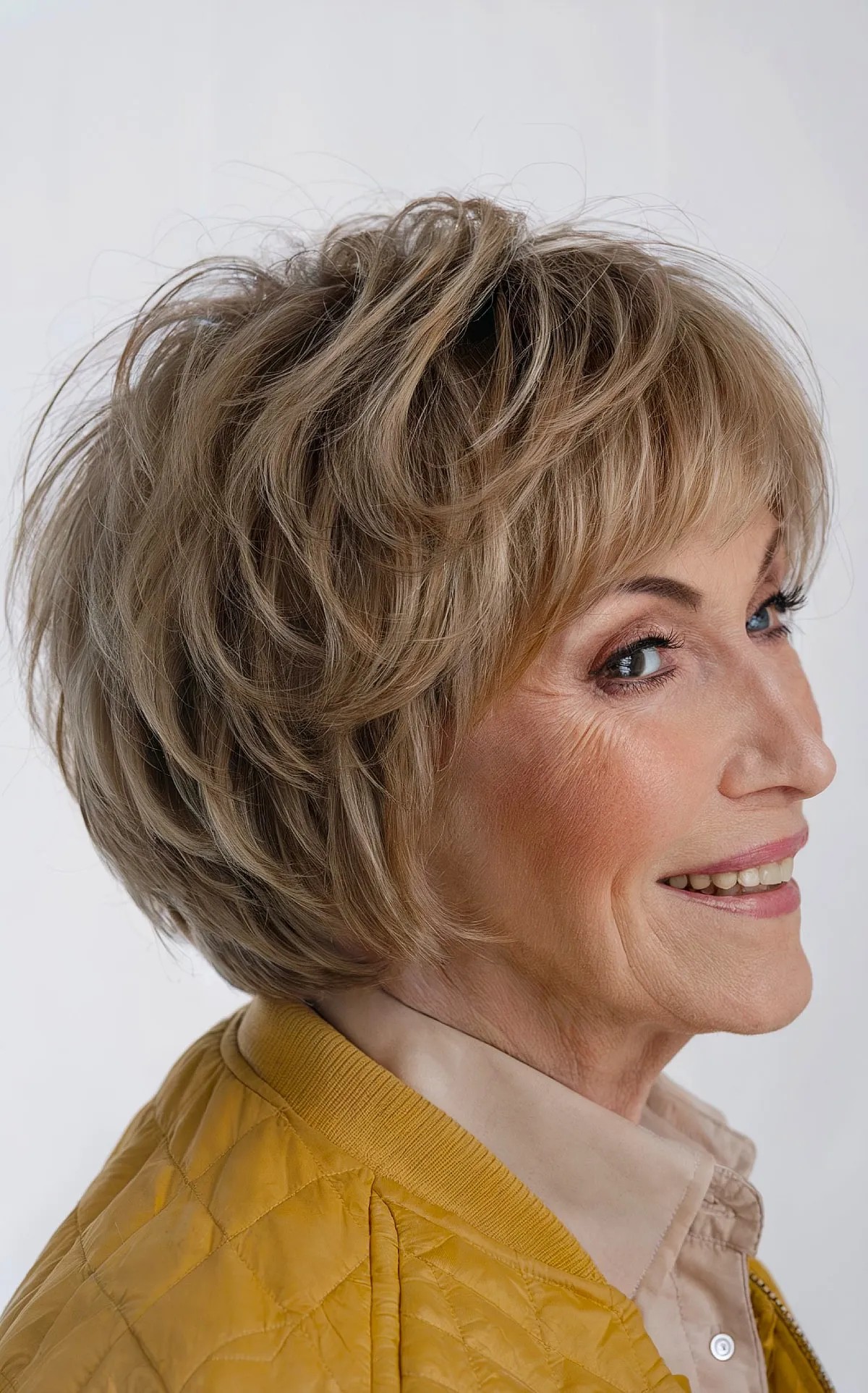 Coupes de cheveux courtes élégantes pour les femmes de plus de 60 ans :51 idées modernes