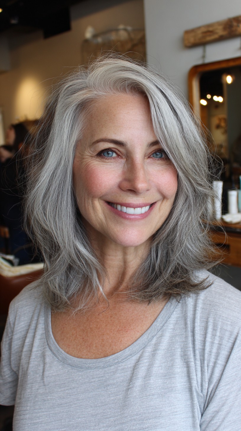 Meilleures coupes de cheveux courtes Shag pour les femmes de plus de 50 ans | Modèles 2024