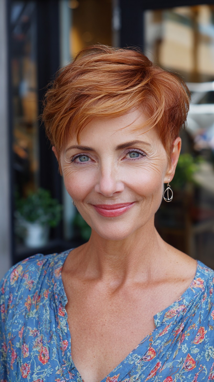 Tagli pixie lunghi per le donne over 50:acconciature eleganti e facili per il 2026