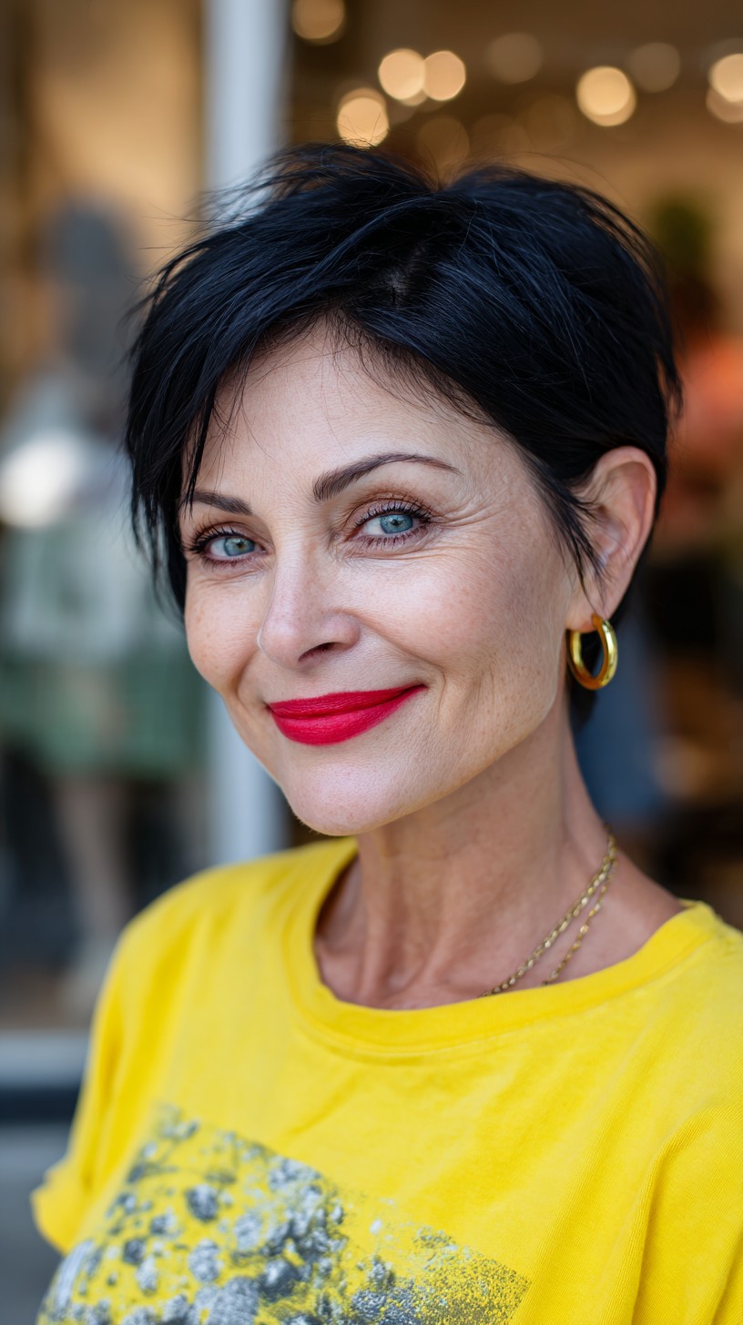 Tagli pixie lunghi per le donne over 50:acconciature eleganti e facili per il 2026