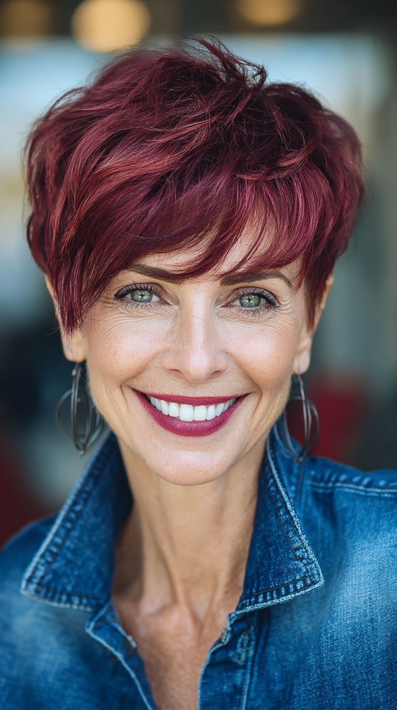 Tagli pixie lunghi per le donne over 50:acconciature eleganti e facili per il 2026