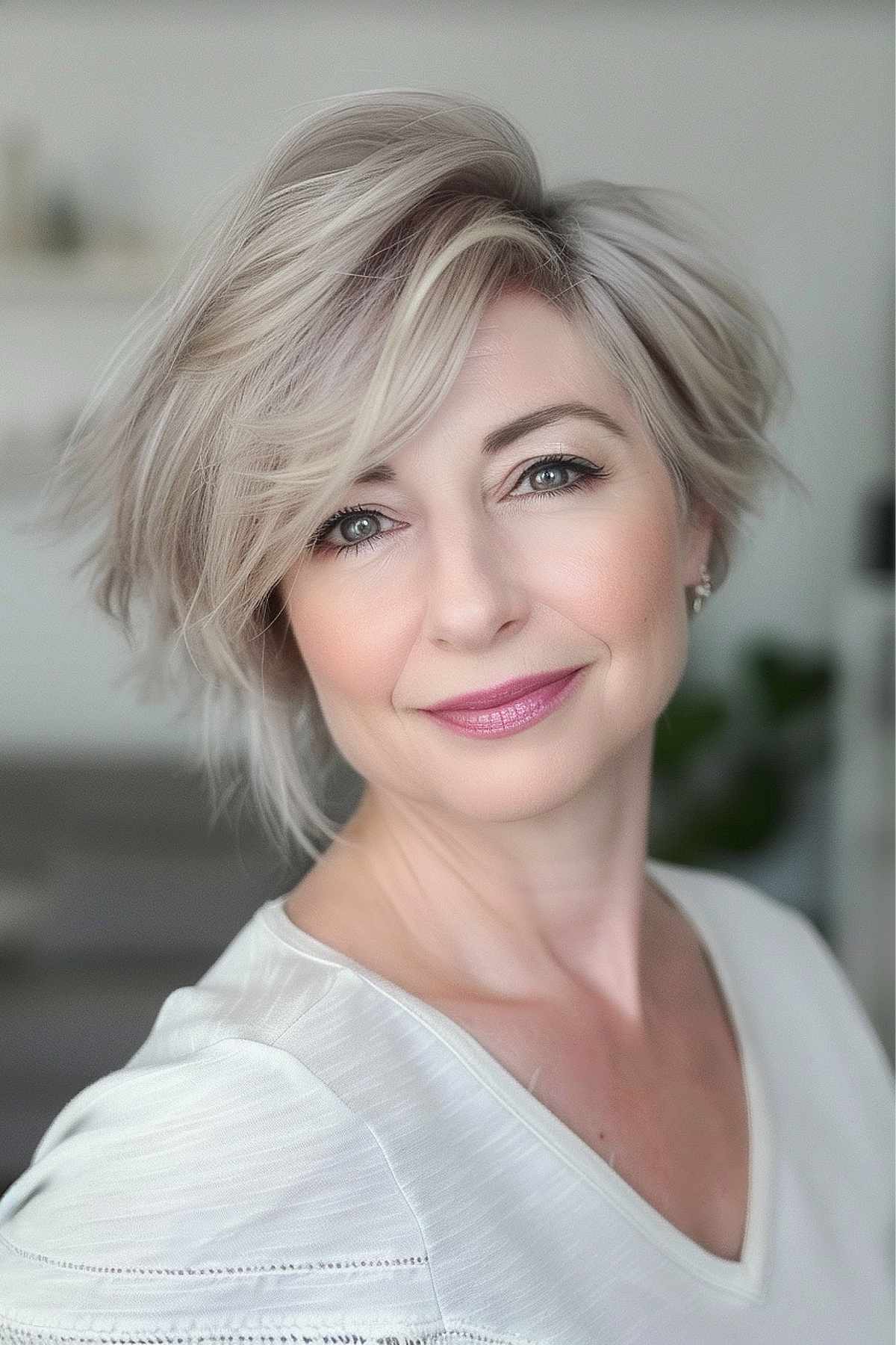Tagli pixie lunghi per le donne over 50:acconciature eleganti e facili per il 2026