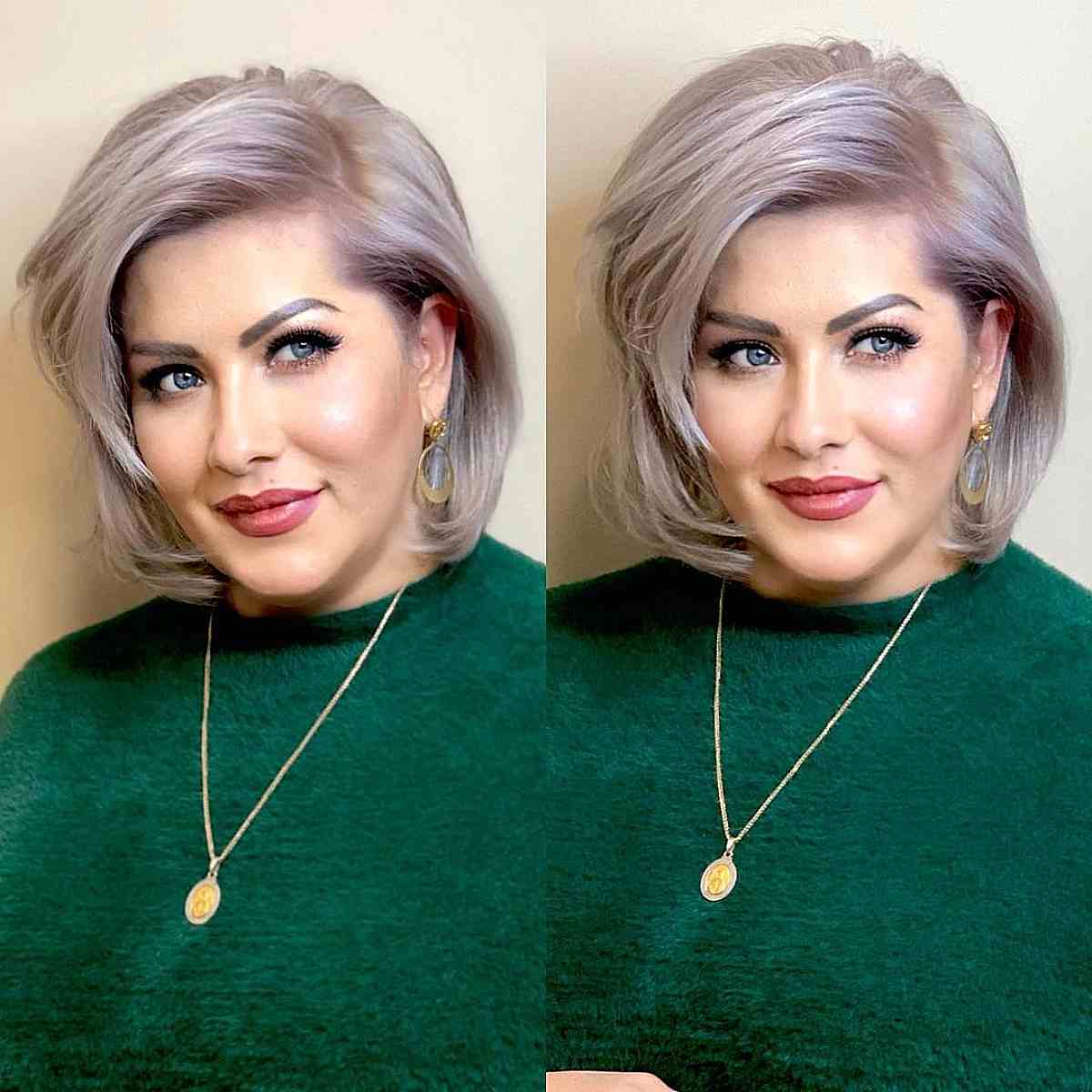 Os melhores cortes de cabelo curtos para rostos inteiros:estilos de emagrecimento e dicas de especialistas 