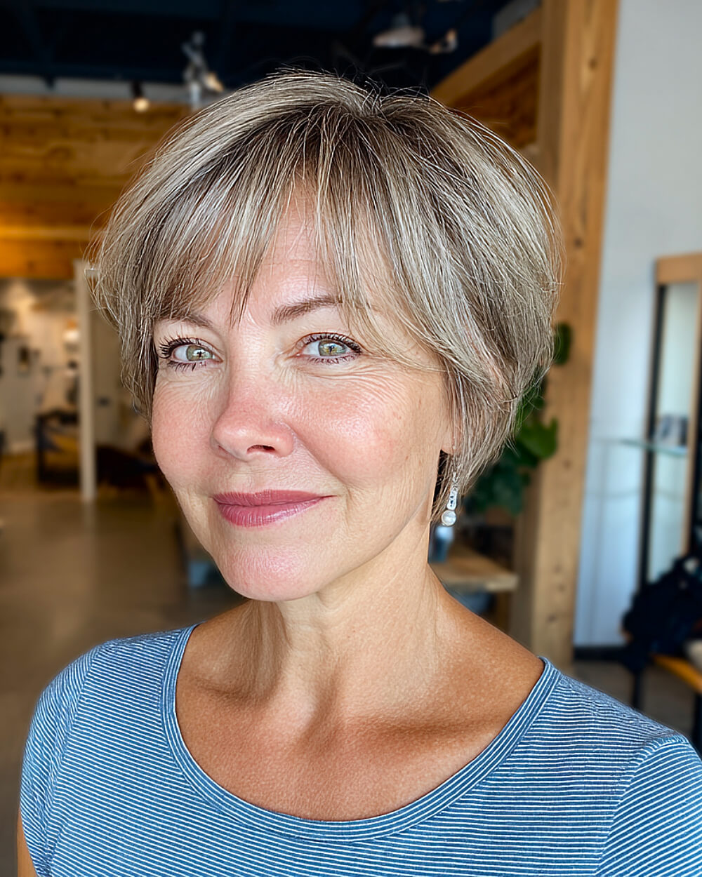 Coupes de cheveux Pixie Bob pour les femmes de plus de 50 ans :styles et volume 
