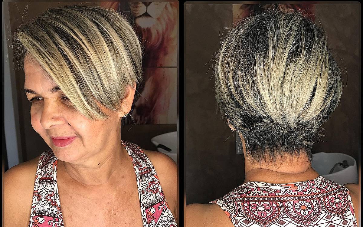 Coupes de cheveux Pixie Bob pour les femmes de plus de 50 ans :styles et volume 
