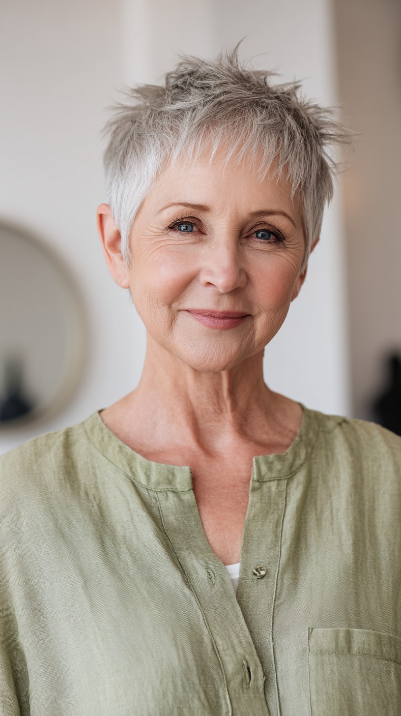 Cortes de cabelo curtos elegantes para mulheres com mais de 70 anos:mais de 50 ideias 