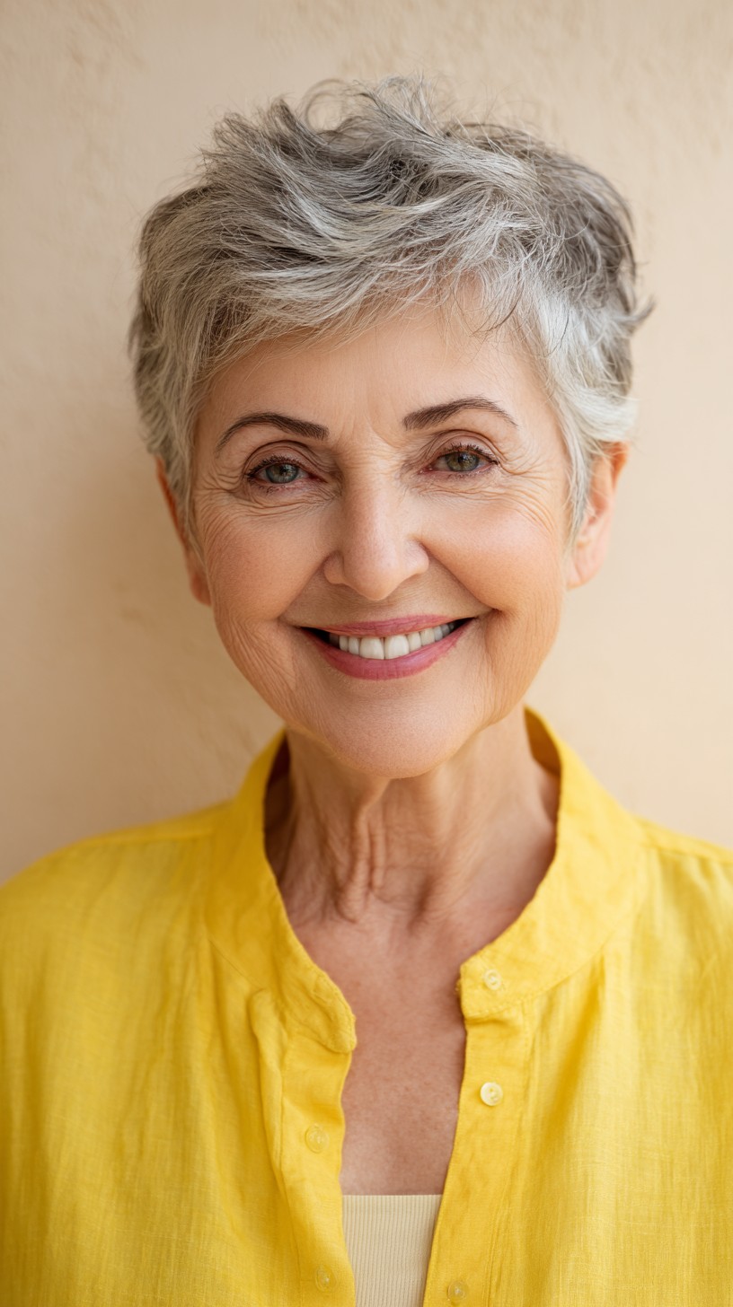 Cortes de cabelo curtos elegantes para mulheres com mais de 70 anos:mais de 50 ideias 