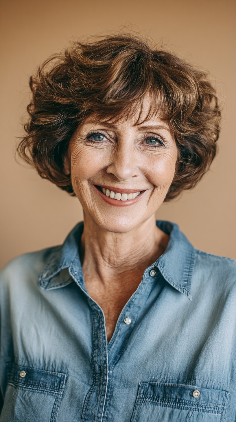 Cortes de cabelo curtos elegantes para mulheres com mais de 70 anos:mais de 50 ideias 