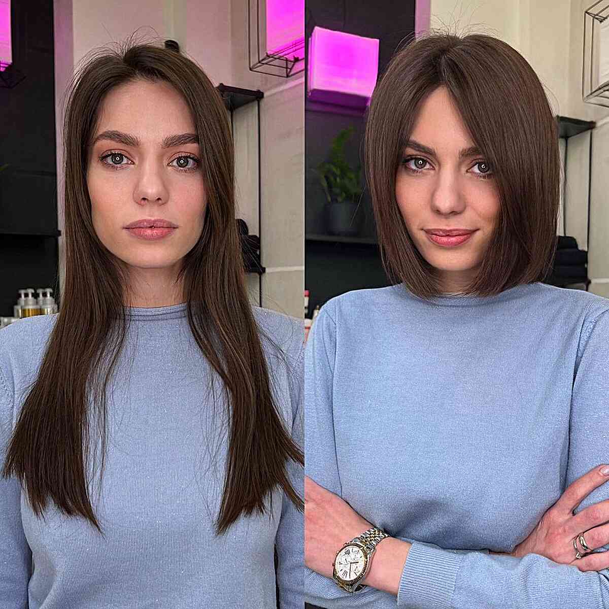 Os melhores cortes de cabelo acima dos ombros:estilos e dicas para o seu comprimento 