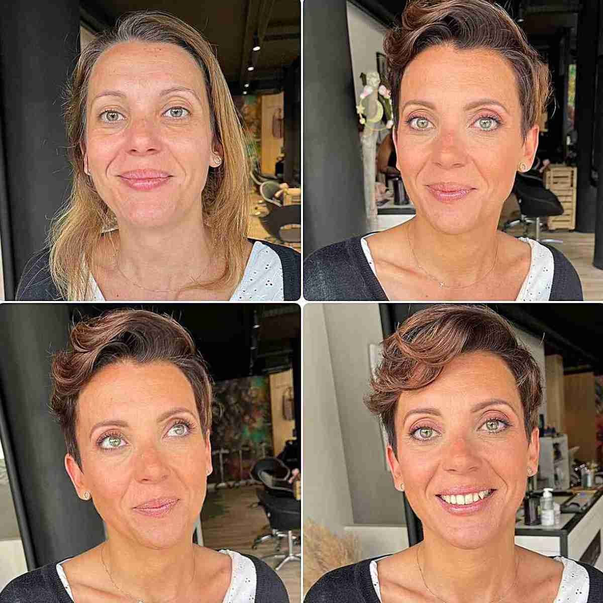 Meilleures coupes de lutin pour les femmes de plus de 40 ans :idées élégantes et nécessitant peu d entretien