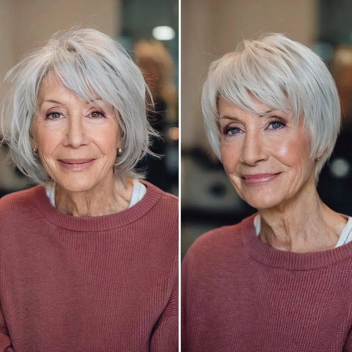 Cortes de cabelo Pixie Bob para mulheres com mais de 60 anos:elegantes e de baixa manutenção 