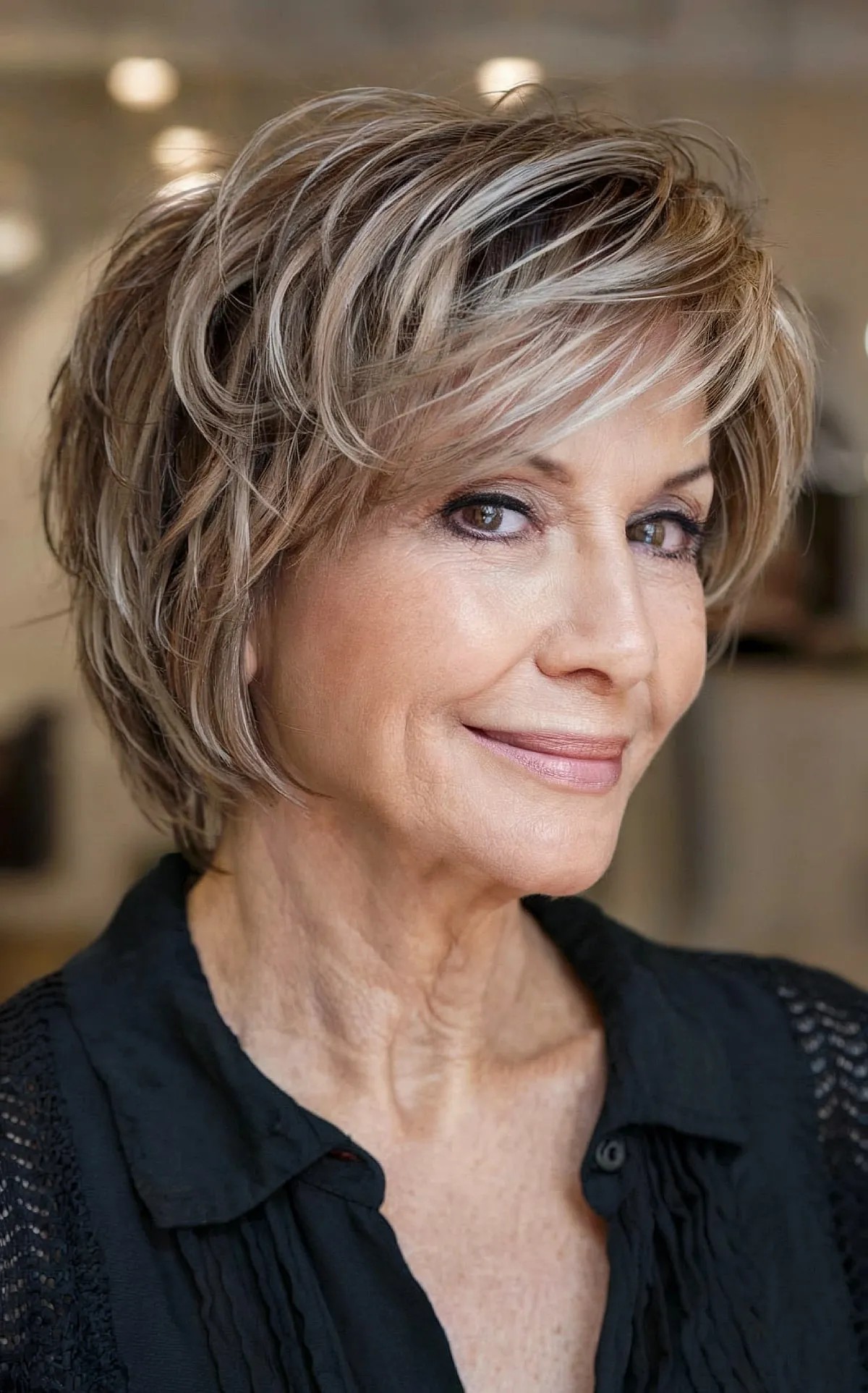 Cortes de cabelo Pixie Bob para mulheres com mais de 60 anos:elegantes e de baixa manutenção 