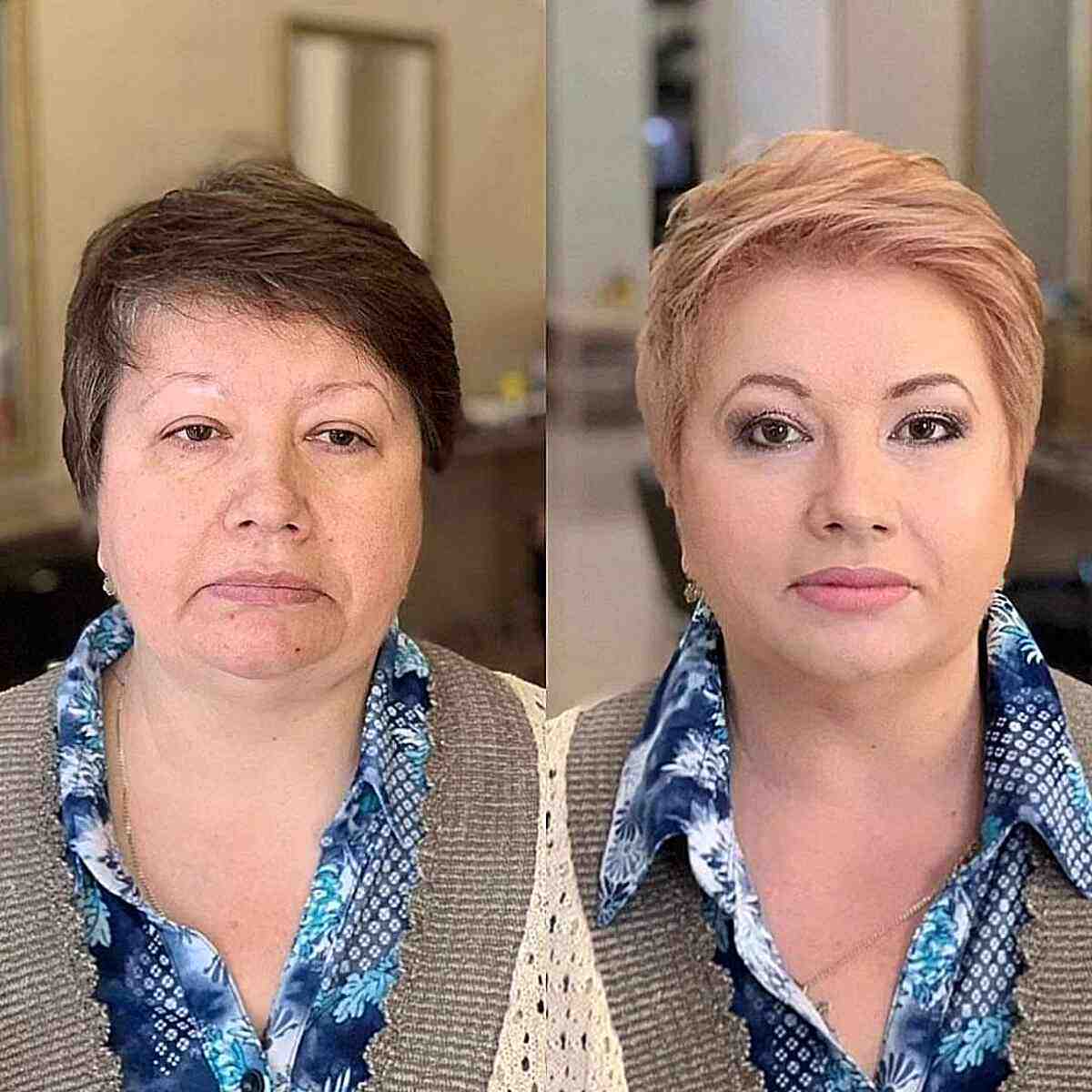 Os melhores cortes Pixie para cabelos ralos:estilos para mulheres com mais de 50 anos 