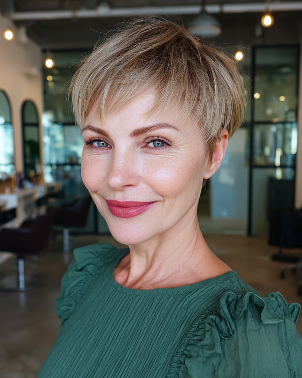 Melhores cortes de cabelo curtos com franja para mulheres maduras | [Ano] 