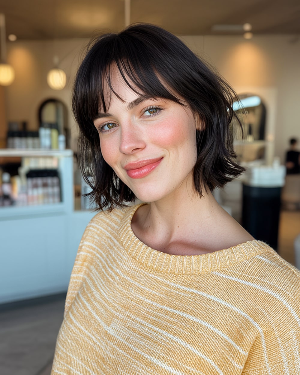 Cabelo preto curto com franja:22 looks estilosos para 2026 