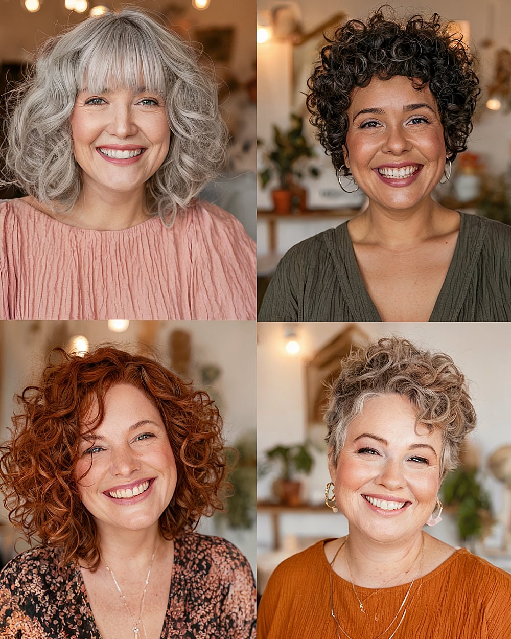 Meilleures coupes de cheveux courtes et bouclées pour les visages ronds en 2026 | Styles experts