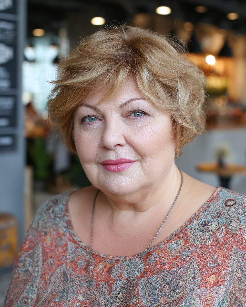Meilleures coupes de cheveux courtes pour les visages ronds de plus de 60 ans :styles et conseils d experts 