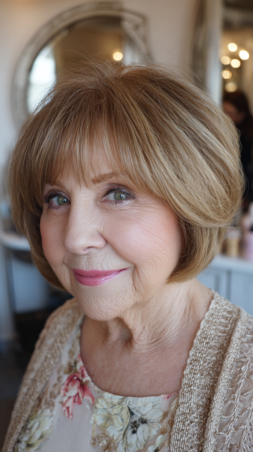 Meilleures coupes de cheveux courtes pour les visages ronds de plus de 60 ans :styles et conseils d experts 